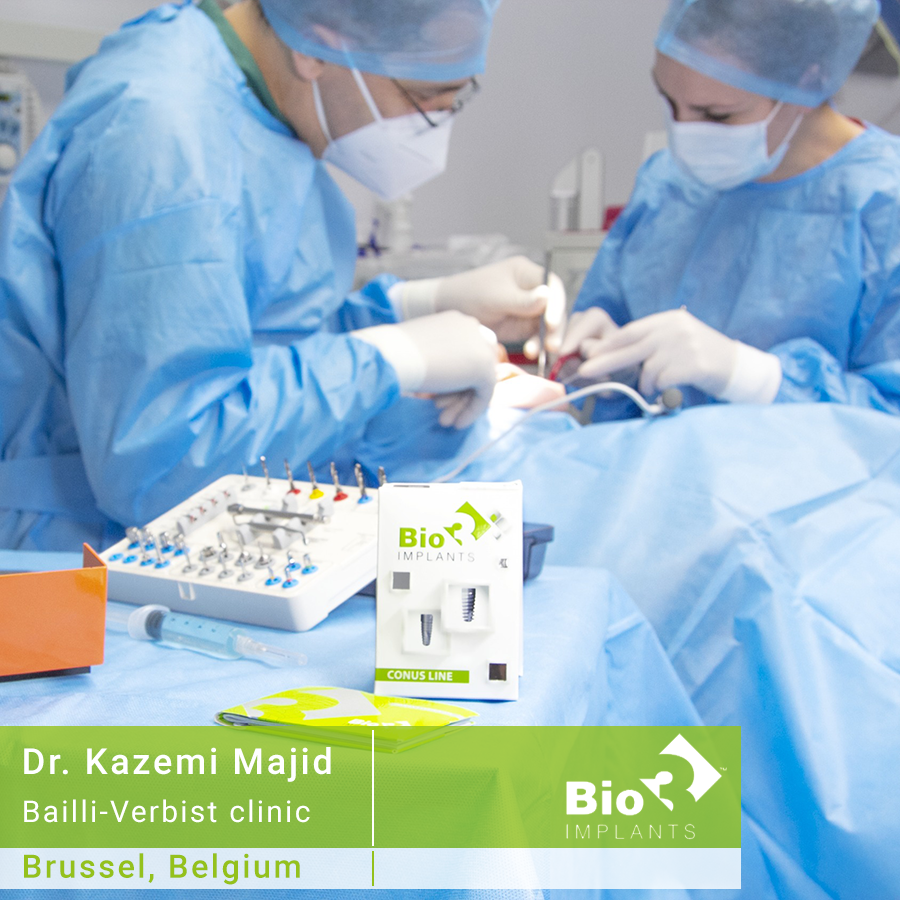 Bác sĩ sử dụng Bio3 Implant tại phòng khám Bailli-Verbist, Brussels – Công nghệ implant Đức tiên tiến
